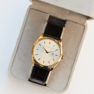 leather watch