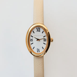 Elodie Dainty Vintage Leather Watch