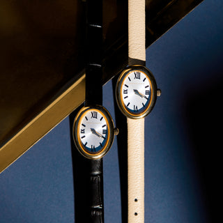 Elodie Dainty Vintage Leather Watch