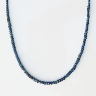 Exclusive Denim Blue Sapphire Necklace