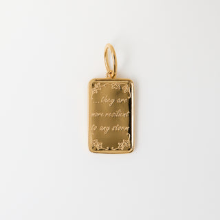 Lydia Millen Evergreen Quote Charm