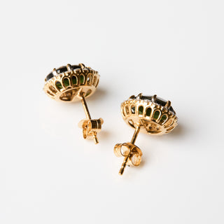 Lydia Millen Evergreen Vintage Gemstone Earrings