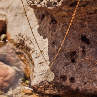 gold plated antique coin pendant