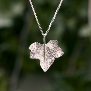Lydia Millen Evergreen Statement Ivy Leaf Pendant