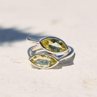 carrie elizabeth silver rings