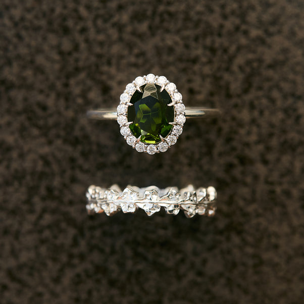 Lydia Millen Evergreen Vintage Gemstone Ring