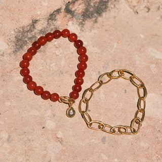 red beaded jewellery