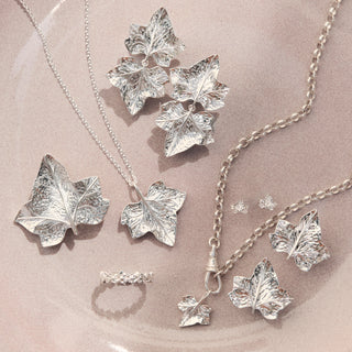Lydia Millen Evergreen Statement Ivy Leaf Pendant
