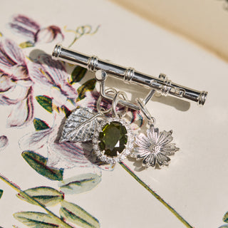 Lydia Millen Evergreen Cosmos Flower Charm