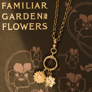 Lydia Millen Evergreen Cosmos Flower Charm