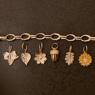Lydia Millen Evergreen Dahlia Flower Charm