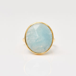 Marissa Aquamarine Statement Ring