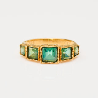 Dylan Fern Green Topaz Ring