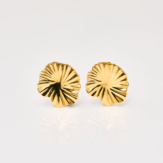 statement flower earrings