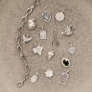Lydia Millen Evergreen Cosmos Flower Charm