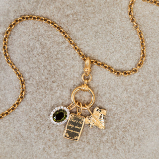 Lydia Millen Evergreen Quote Charm