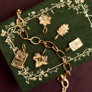 Lydia Millen Evergreen Cosmos Flower Charm