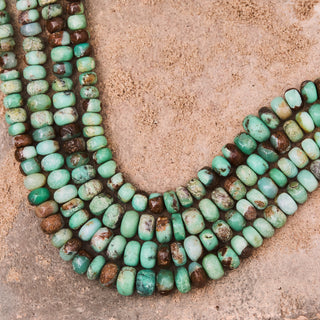 Carrie Elizabeth Limited Edition Chrysocolla Beaded Necklace