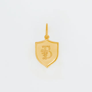 Lydia Millen Evergreen Initial Crest Charm