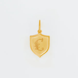 Lydia Millen Evergreen Initial Crest Charm