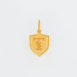 Lydia Millen Evergreen Initial Crest Charm