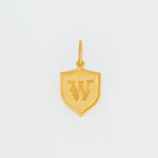 Lydia Millen Evergreen Initial Crest Charm