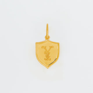 Lydia Millen Evergreen Initial Crest Charm