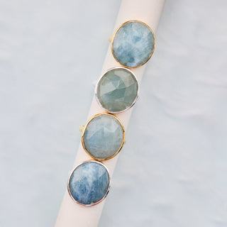 Marissa Aquamarine Statement Ring