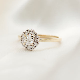 Flora Moissanite & Diamond Cluster Ring