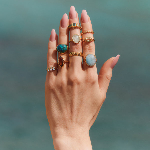 Azurite Ocean Ring