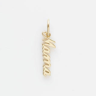 mama charm in solid gold