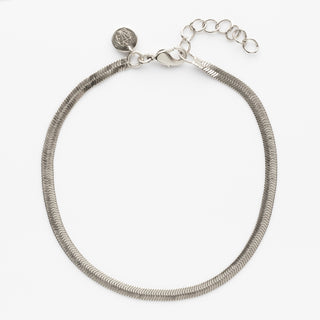 Silver slinky chain bracelet 