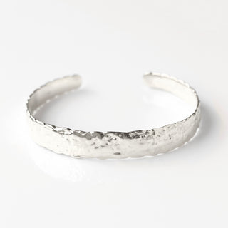 molten cuff silver