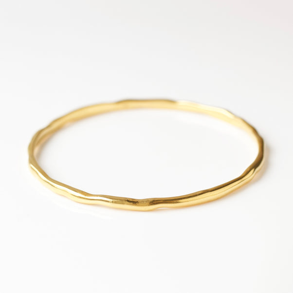 molten skinny bangle gold