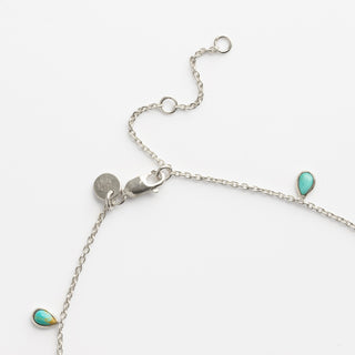 Turquoise Dainty Droplet Necklace