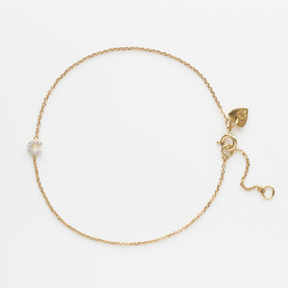 diamond initial bracelet