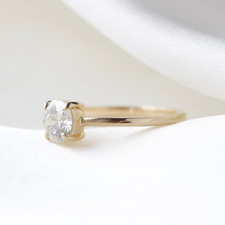 round cvd diamond engagement ring