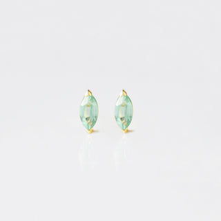 Mint Kyanite Marquise Stud Earrings