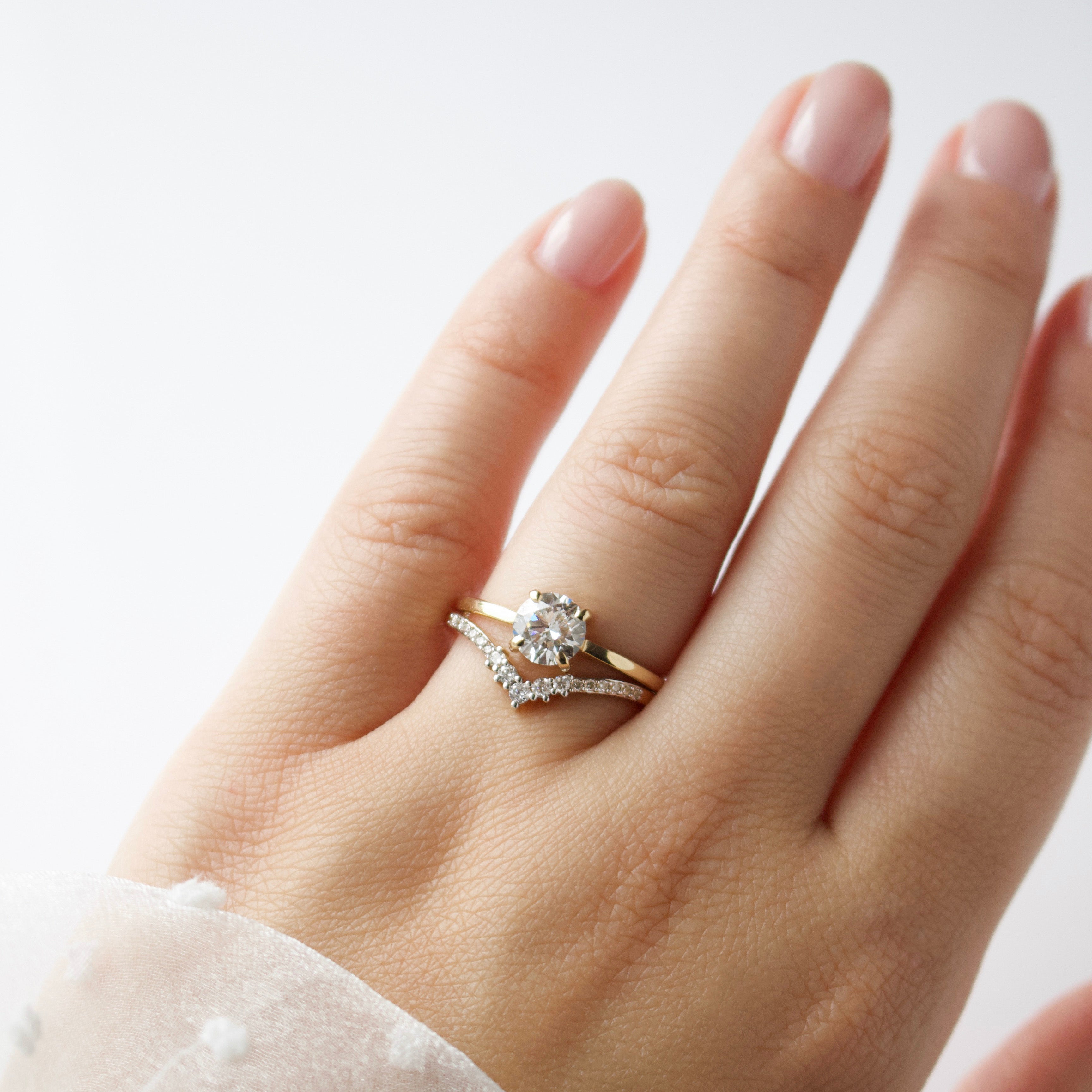 Clara Round Solitaire Diamond Ring – Carrie Elizabeth