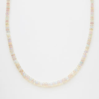 opal beaded necklace
