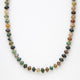 Moss Agate Beaded Necklace