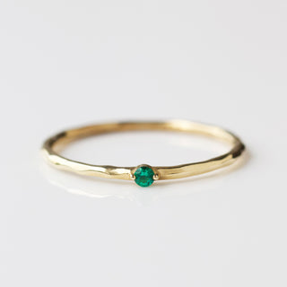 emerald molten stacking ring