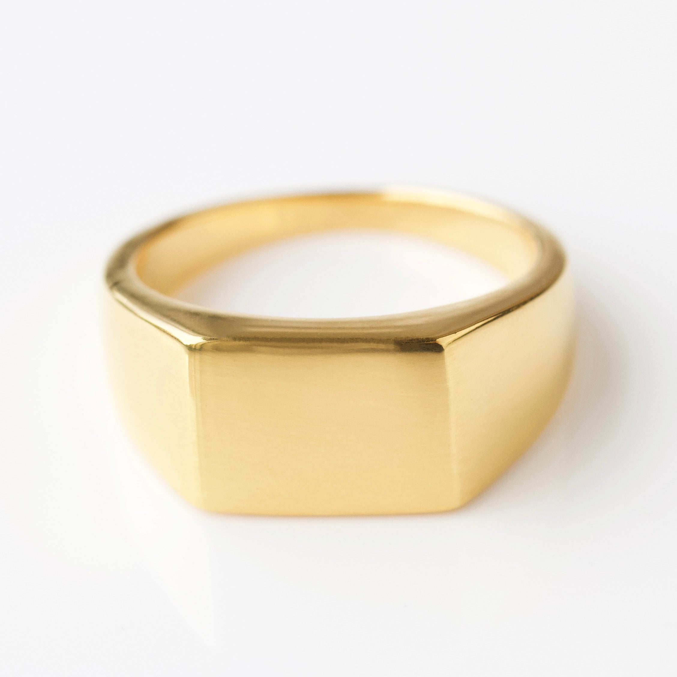 Mens Square Signet Ring
