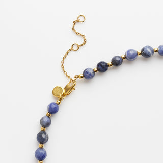 Blue Sodalite Beaded Necklace