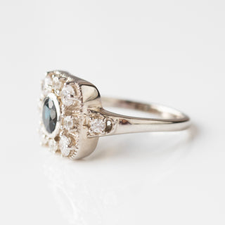 Angelica Blue Topaz Vintage Ring