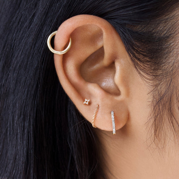 Stardust Flat Back Earring