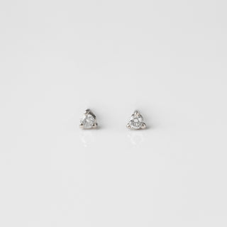 Diamond stud earrings