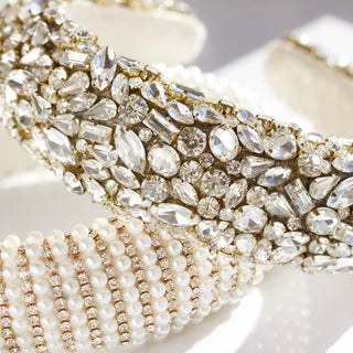 crystal bridal headband