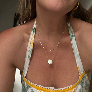Icon Mini Night Sky Pearl Necklace