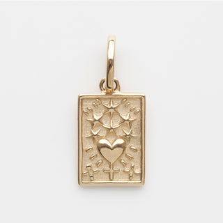 The empress tarot charm solid gold